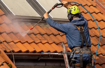 Démoussage et hydrofuge de toiture au Mesnil-Saint-Jean